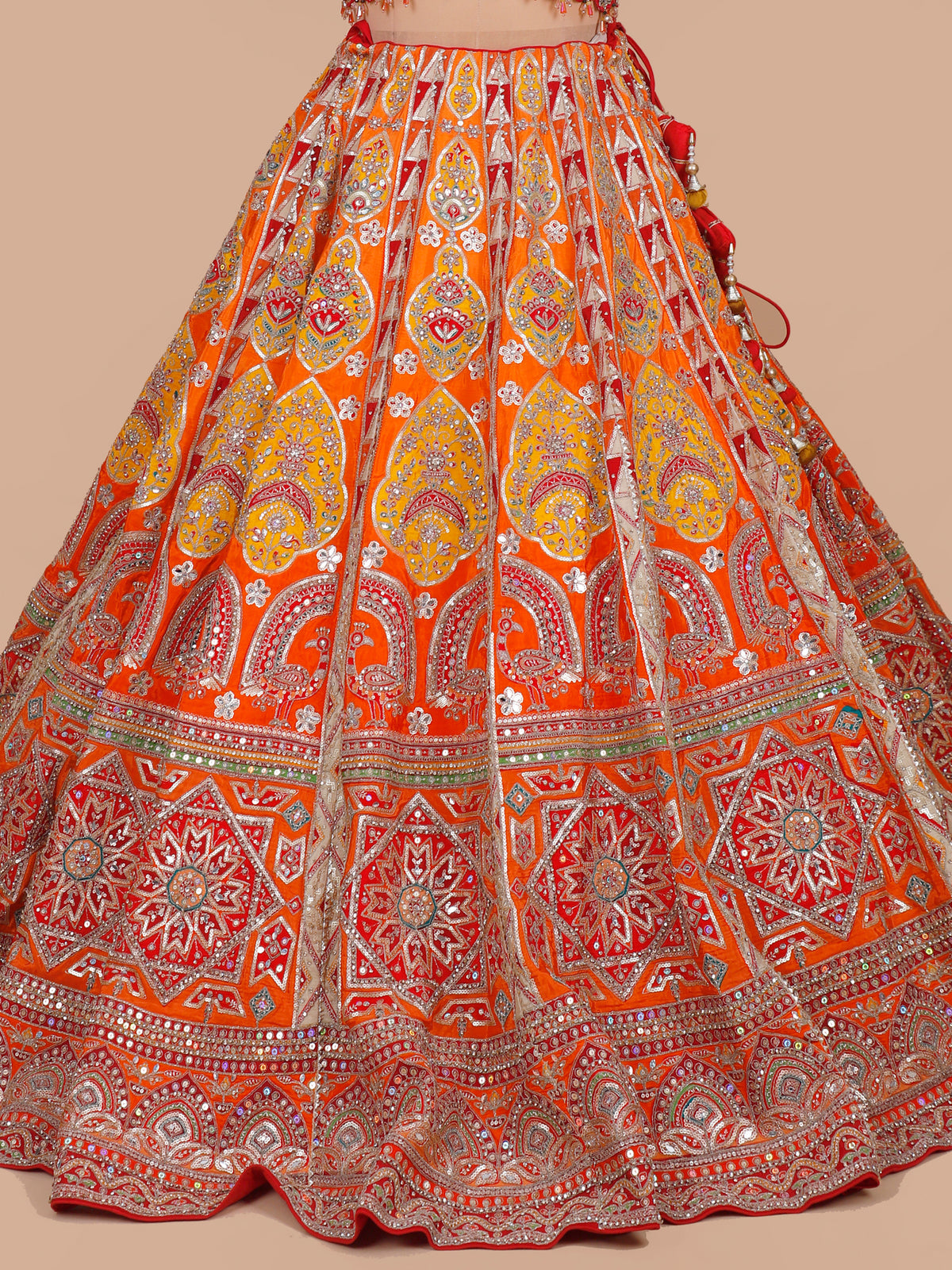 MyFashion KLS-2638 Rang-E-Jashn Inspired Mirror Silk Lehenga