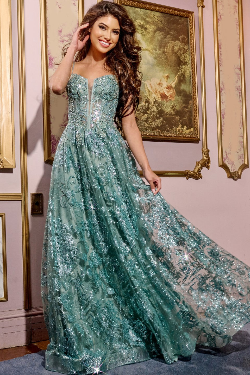 jovani a line prom dress Jovani 36571