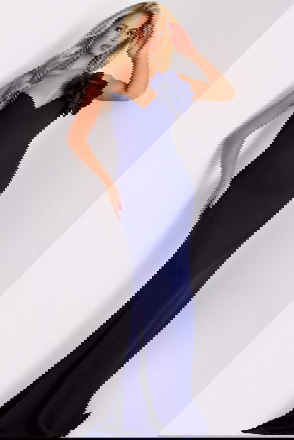 Jovani -43814 Strapless V-Neck Sheath Long Gown