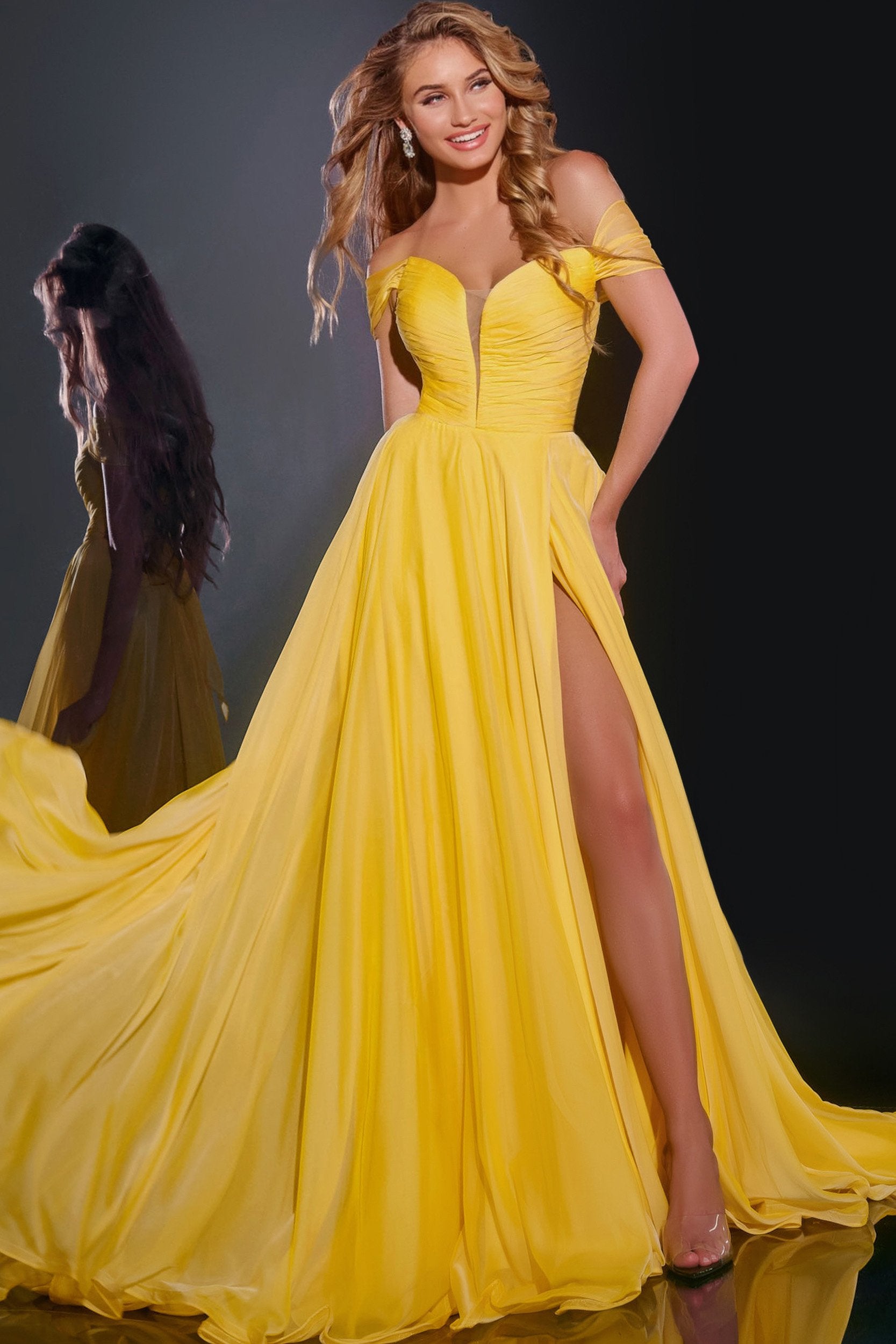 jovani 2 piece prom dress Jovani Prom 24241