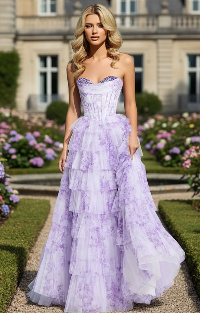 Jovani -47440 Beaded Sweetheart Tulle Ballgown