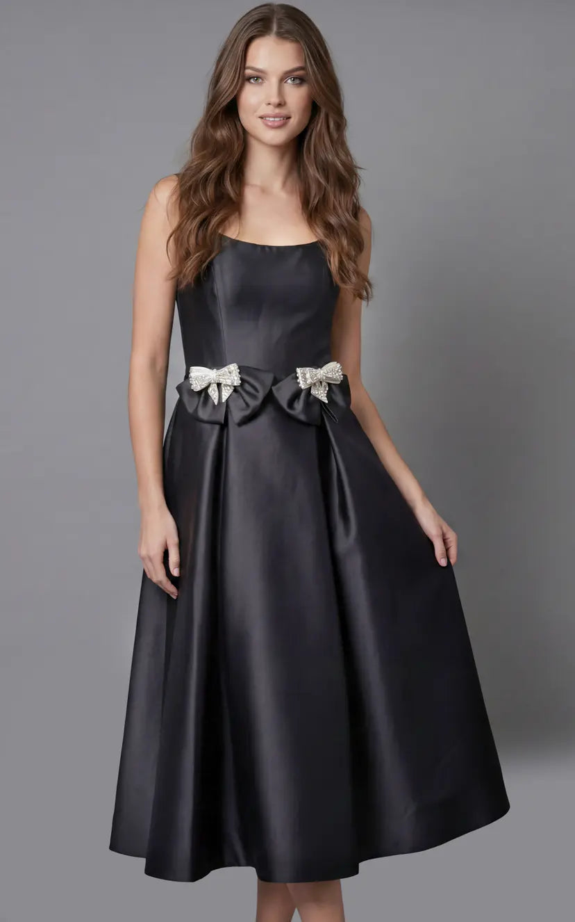 Jovani -47595B Satin Mikado Strapless A-line Gown