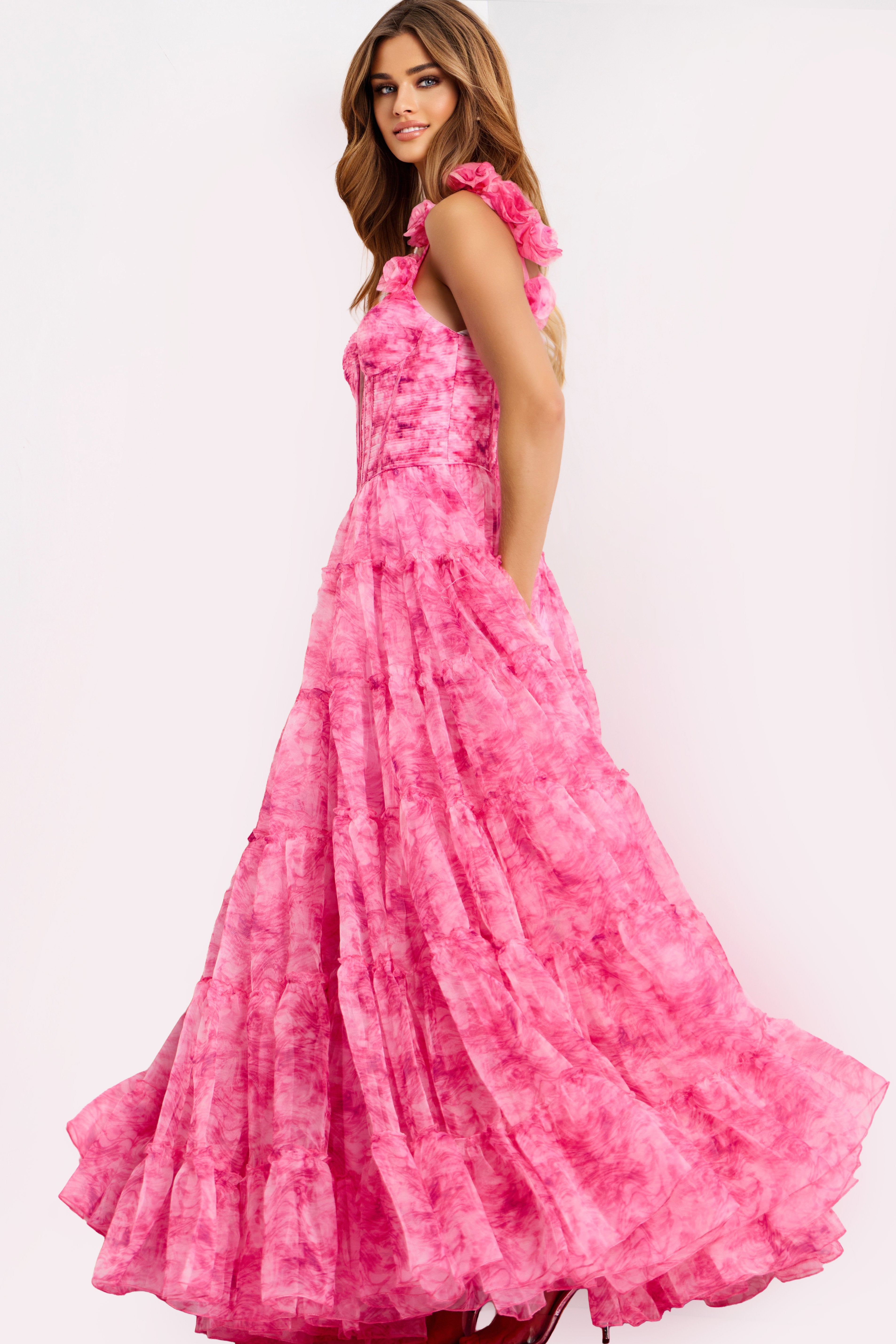 Jovani -49074 Plunging Sweetheart Ballgown Evening Gown