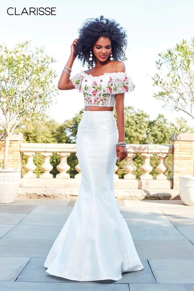 two piece mermaid dress prom dresses two piece mermaid Trendy Off the Shoulder Red Mermaid Two Piece  Long Bodycon Prom Dress ,20081910
