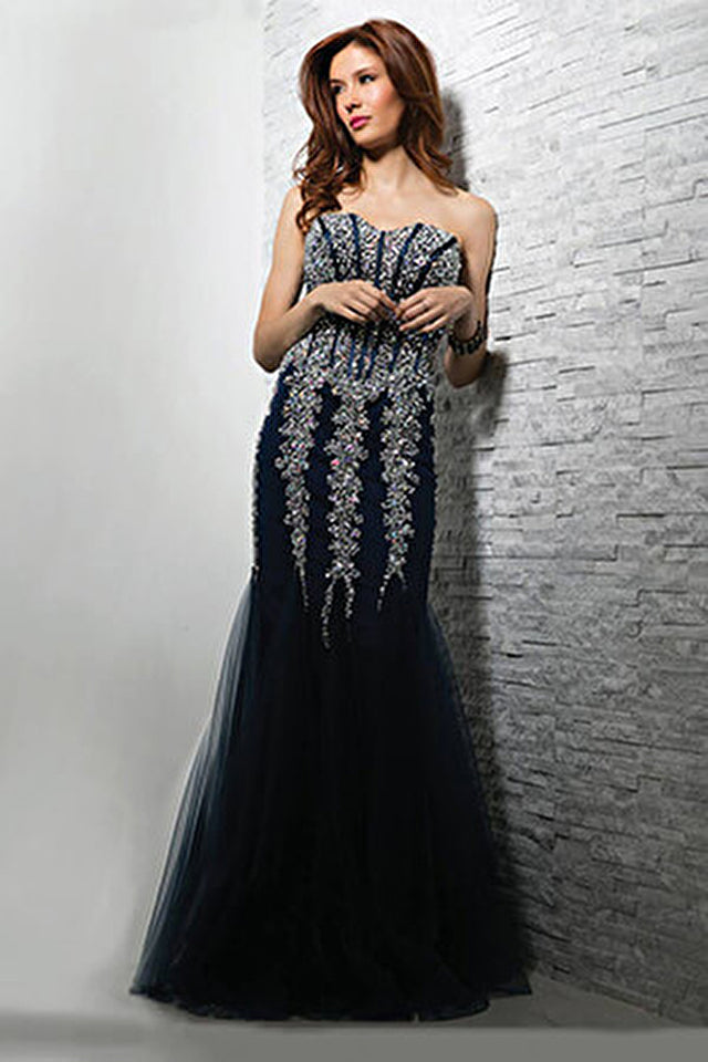 Strapless Embellished Jovani Prom Dress 01 By Jovani -5908