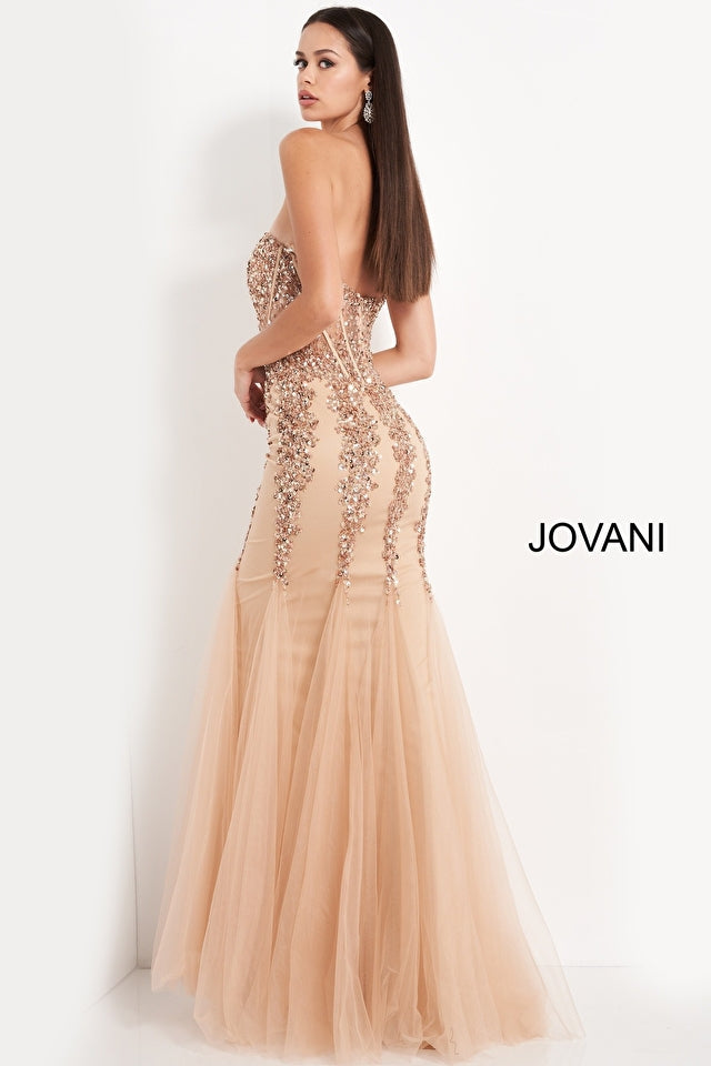 Strapless Embellished Jovani Prom Dress 01 By Jovani -5908