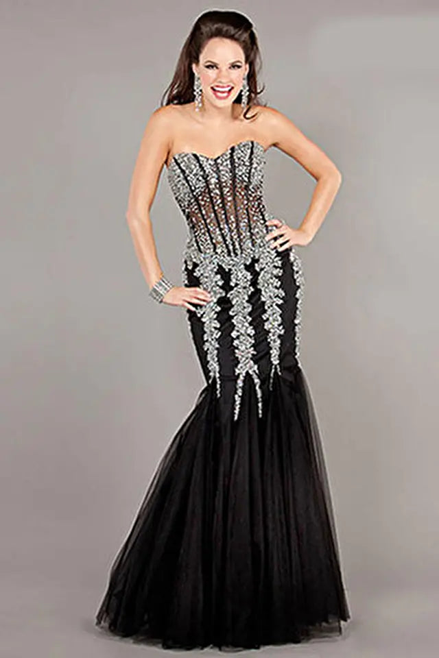 Strapless Embellished Jovani Prom Dress 01 By Jovani -5908