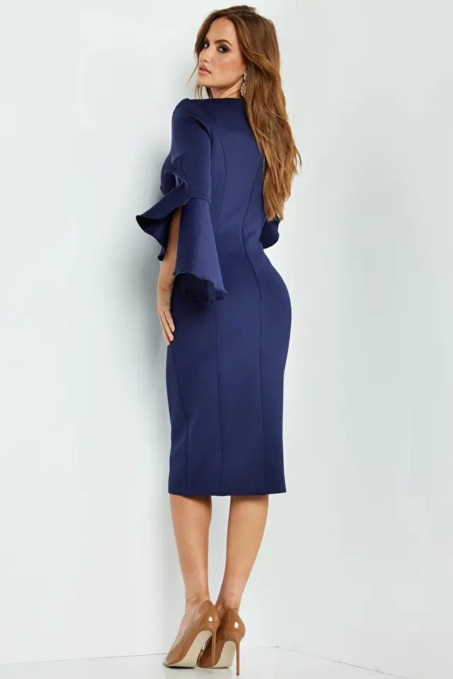 Jovani -63169B Fitted Ruched Evening Dress