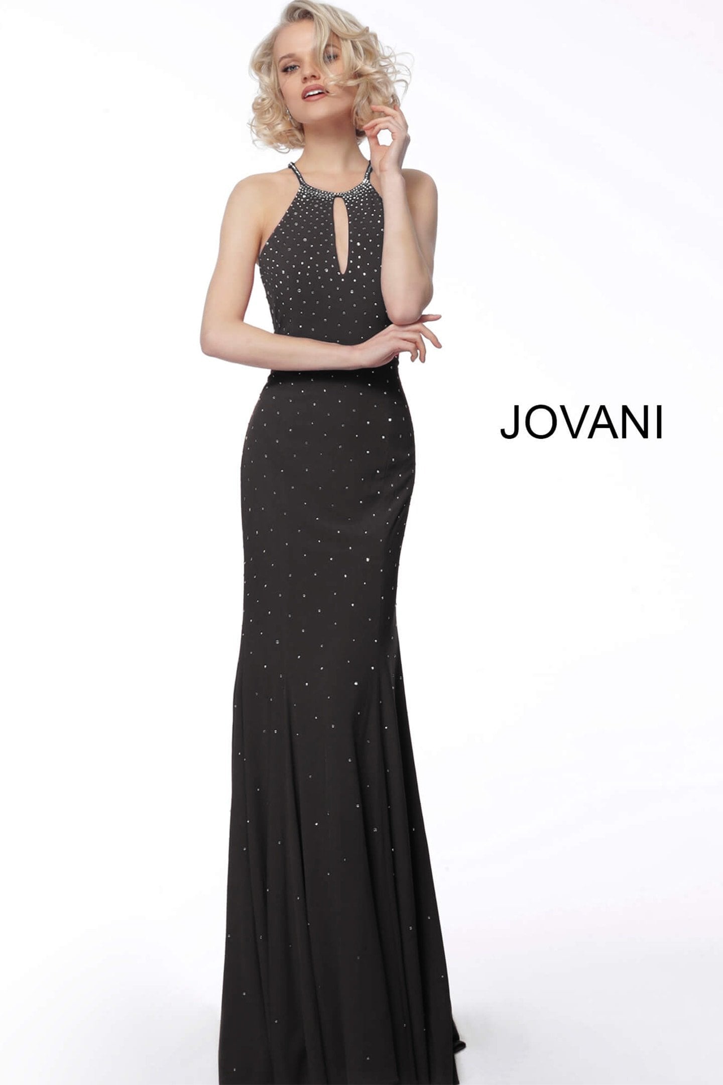 Beaded Jersey Jovani Prom Dress By Jovani -67101
