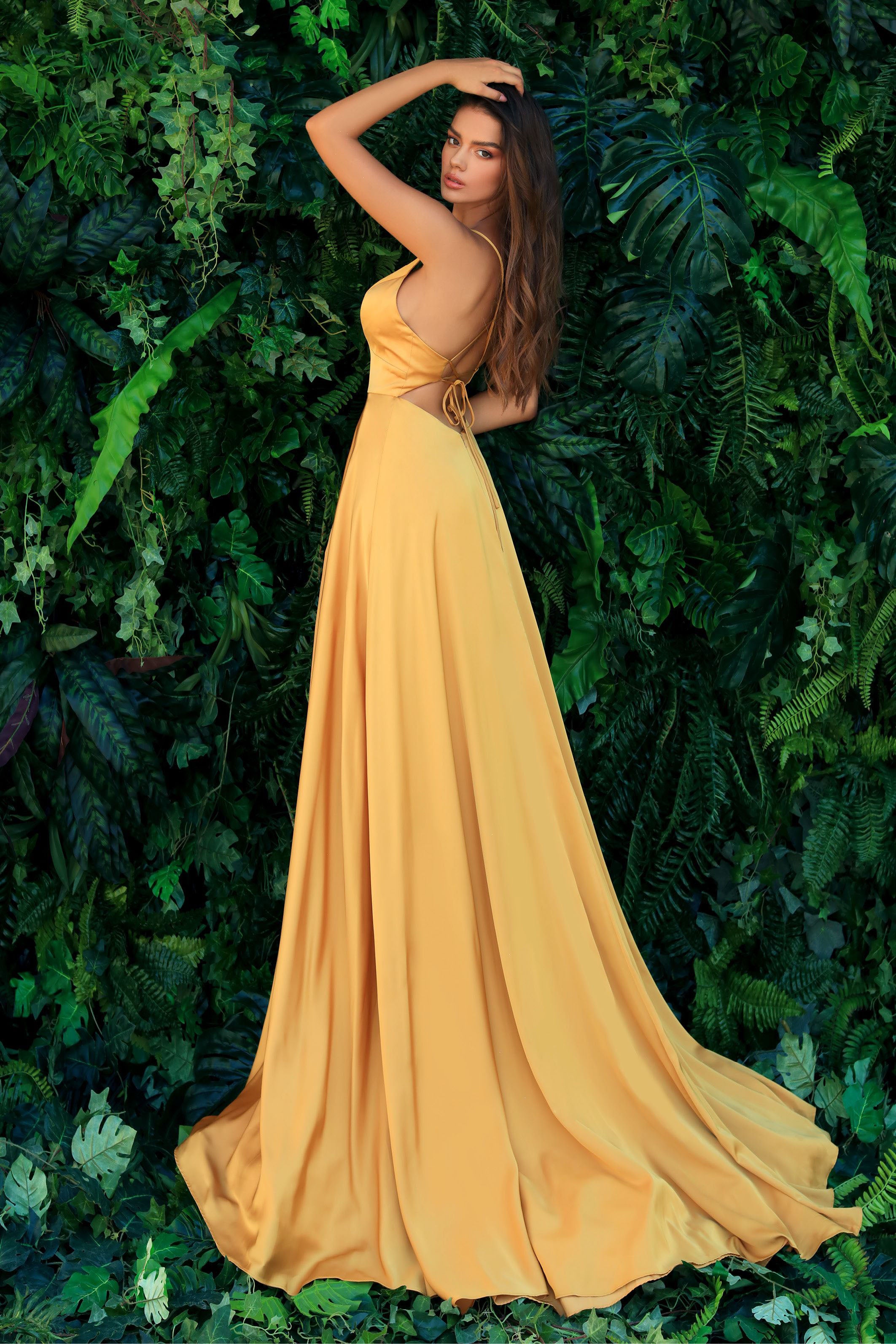 Clarisse -810282 Off-shoulder A-Line Slit Gown
