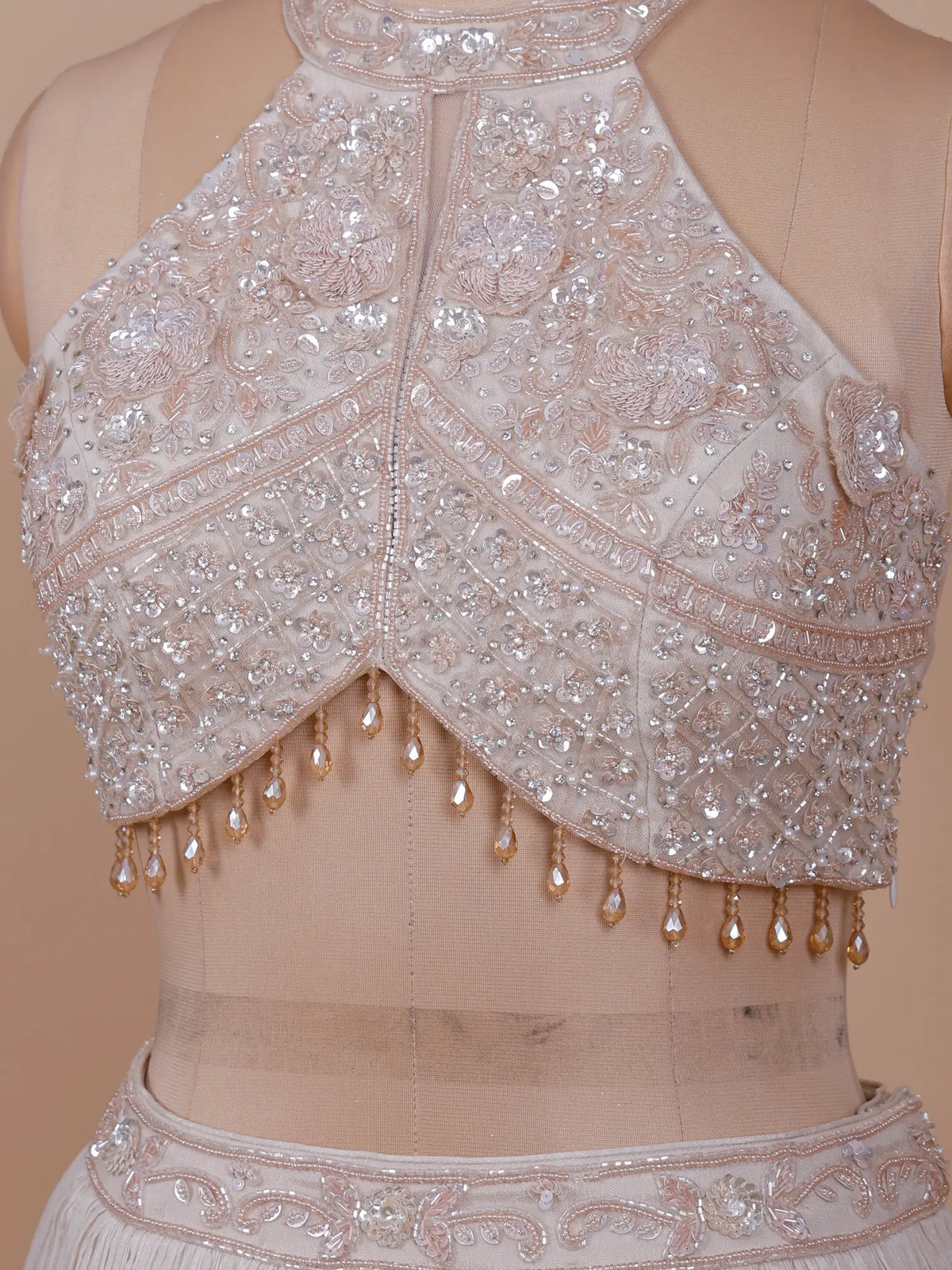 MyFashion -KLS-2851 Modern Off White Wedding Lehenga With Couture Designer Detailing