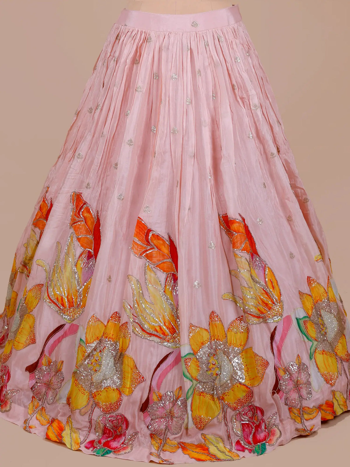 MyFashion -KLS-2785 Crepe Silk Party Wear Lehenga With Sequins Design