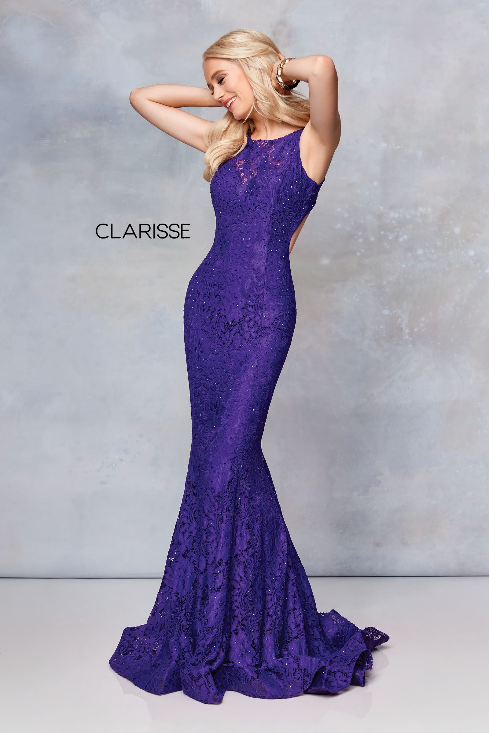 Clarisse -3748 Long Fitted Mermaid Prom Dress