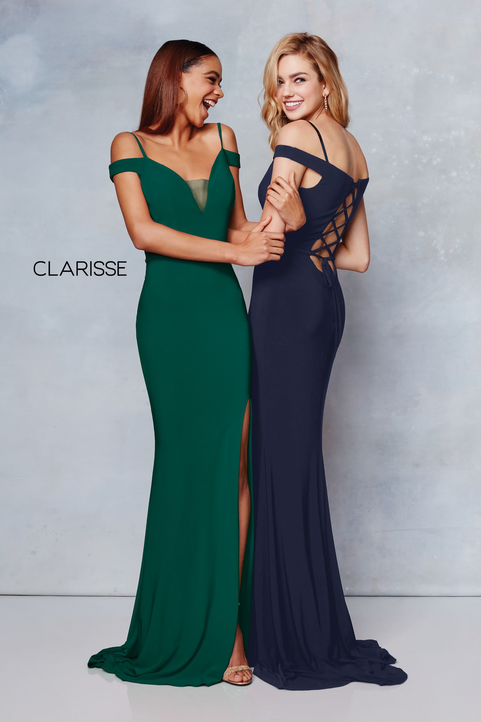 Clarisse -3772 Off Shoulder Trumpet Prom Dress