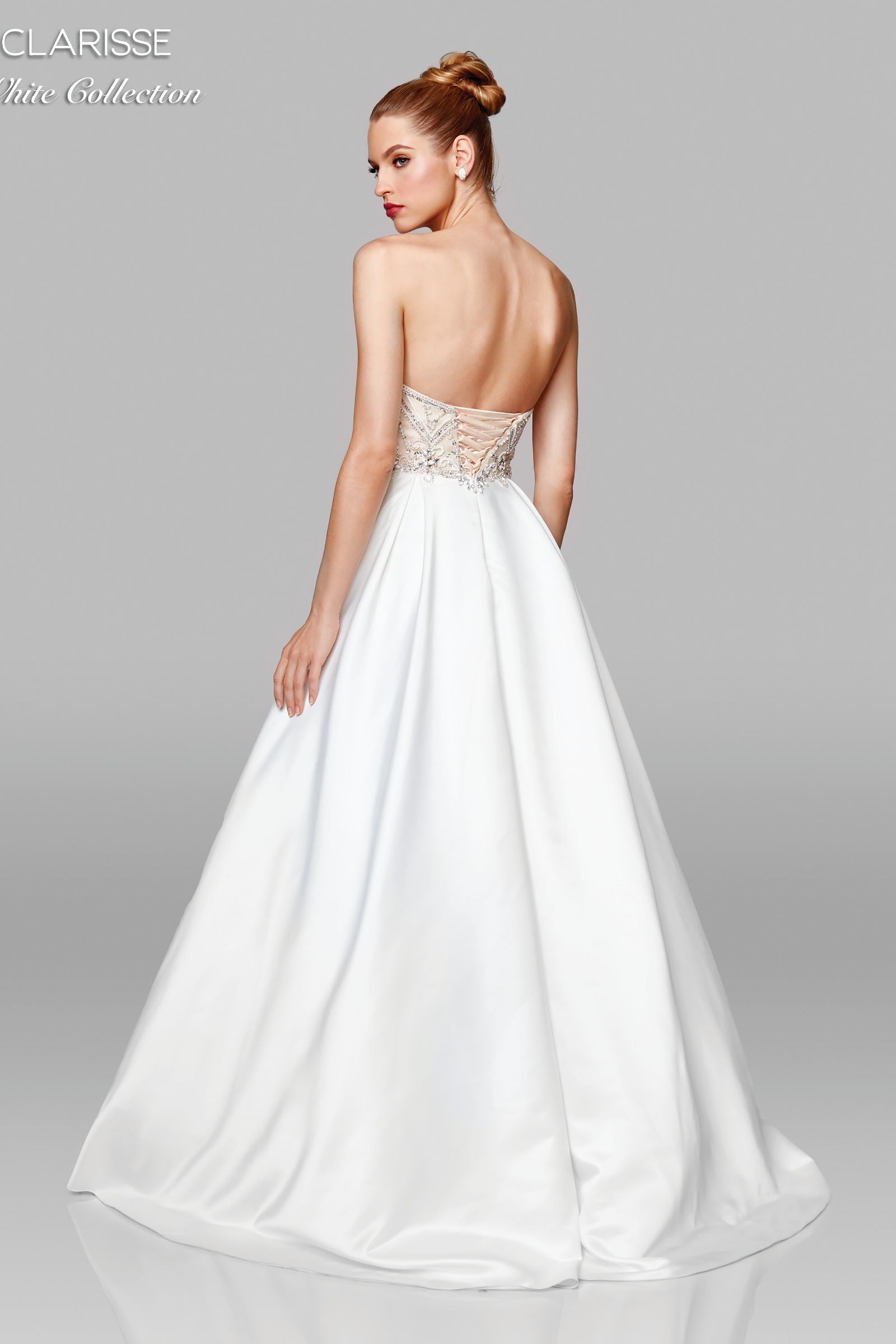 Clarisse -600157 Beaded Bodice Strapless Bridal Gown