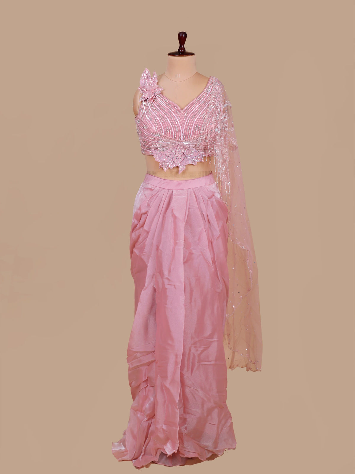 MyFashion KLS-2701 Pink Saree With Sequins Trending Design 2026
