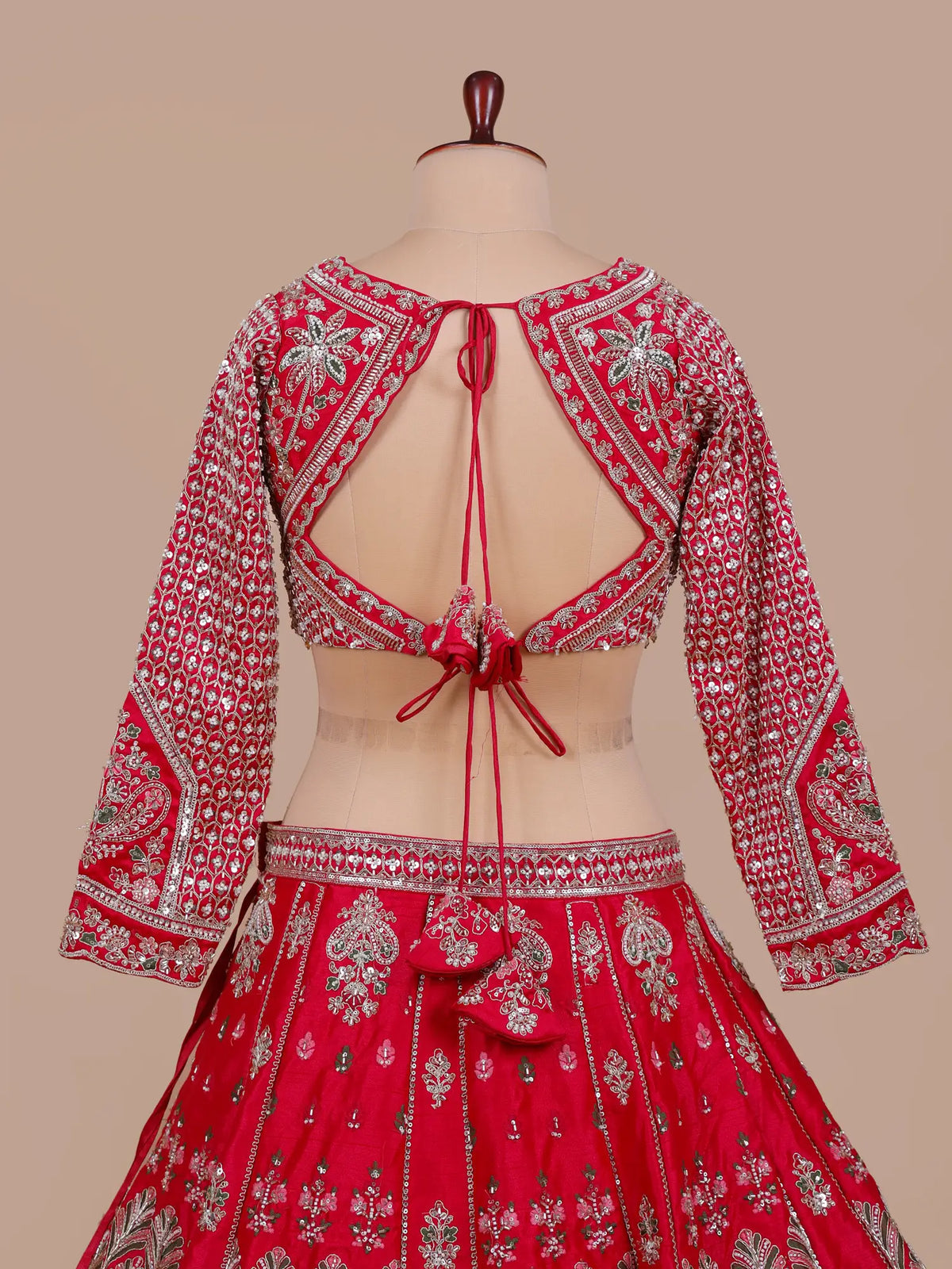 MyFashion KLS-2803 Wedding Wear Rani Silk Lehenga Online With Beads Work