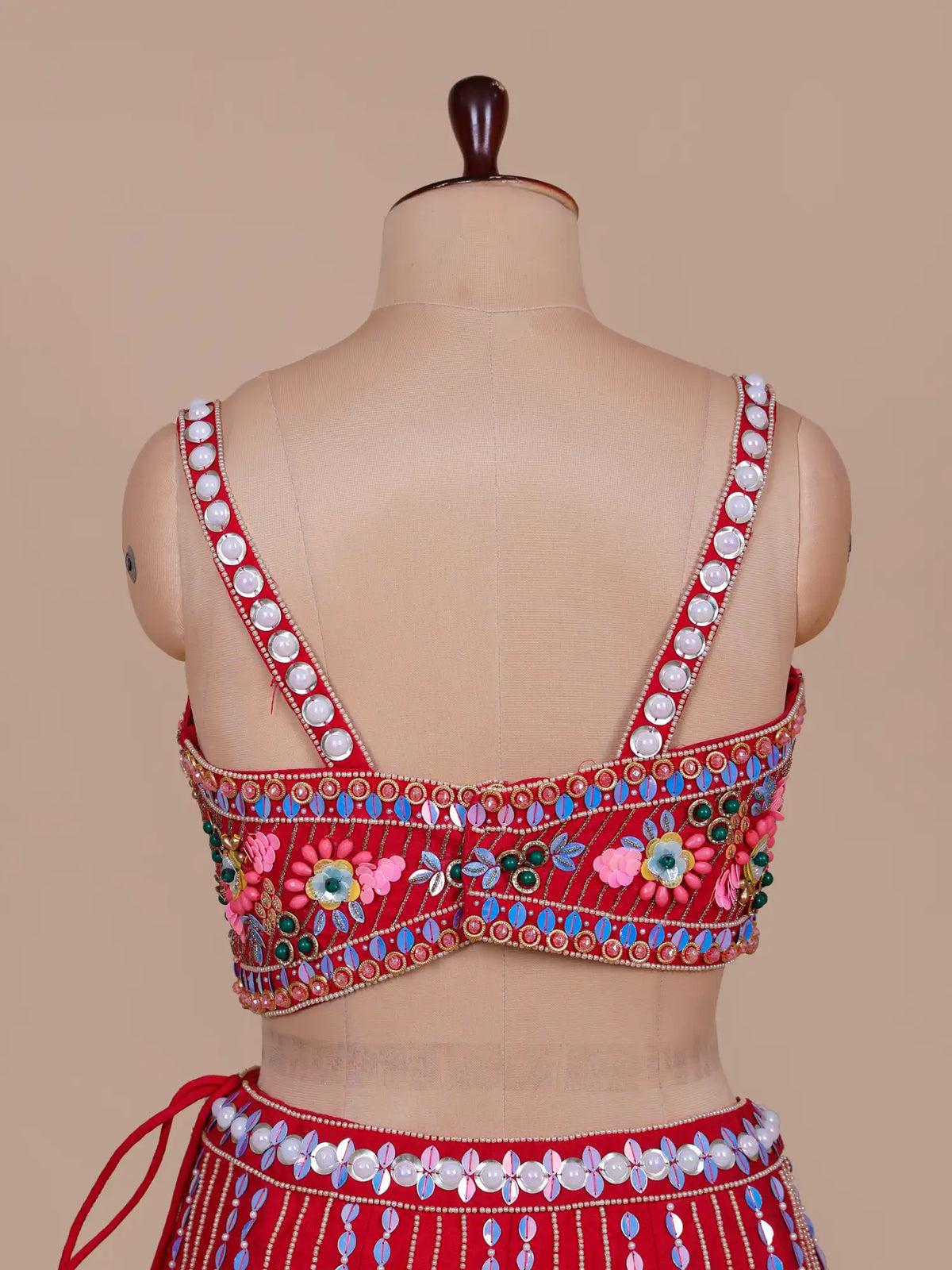 MyFashion -KLS-2840 Red Silk Bridal Lehenga Choli For Weddings And Festive Events