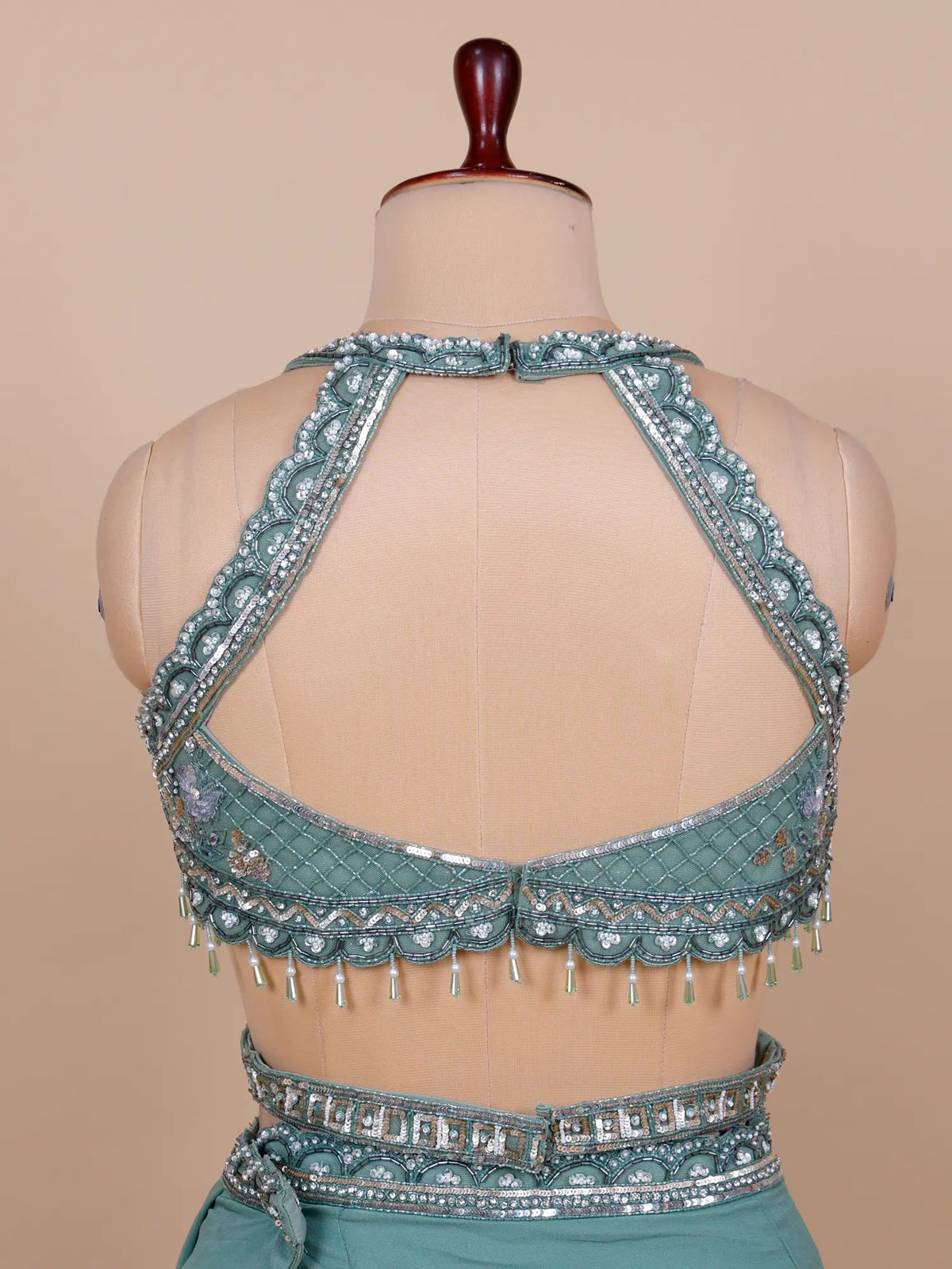 MyFashion -KLS-2821 Saree Style Lehenga With Luxury Pearl Work For Wedding Glam Look