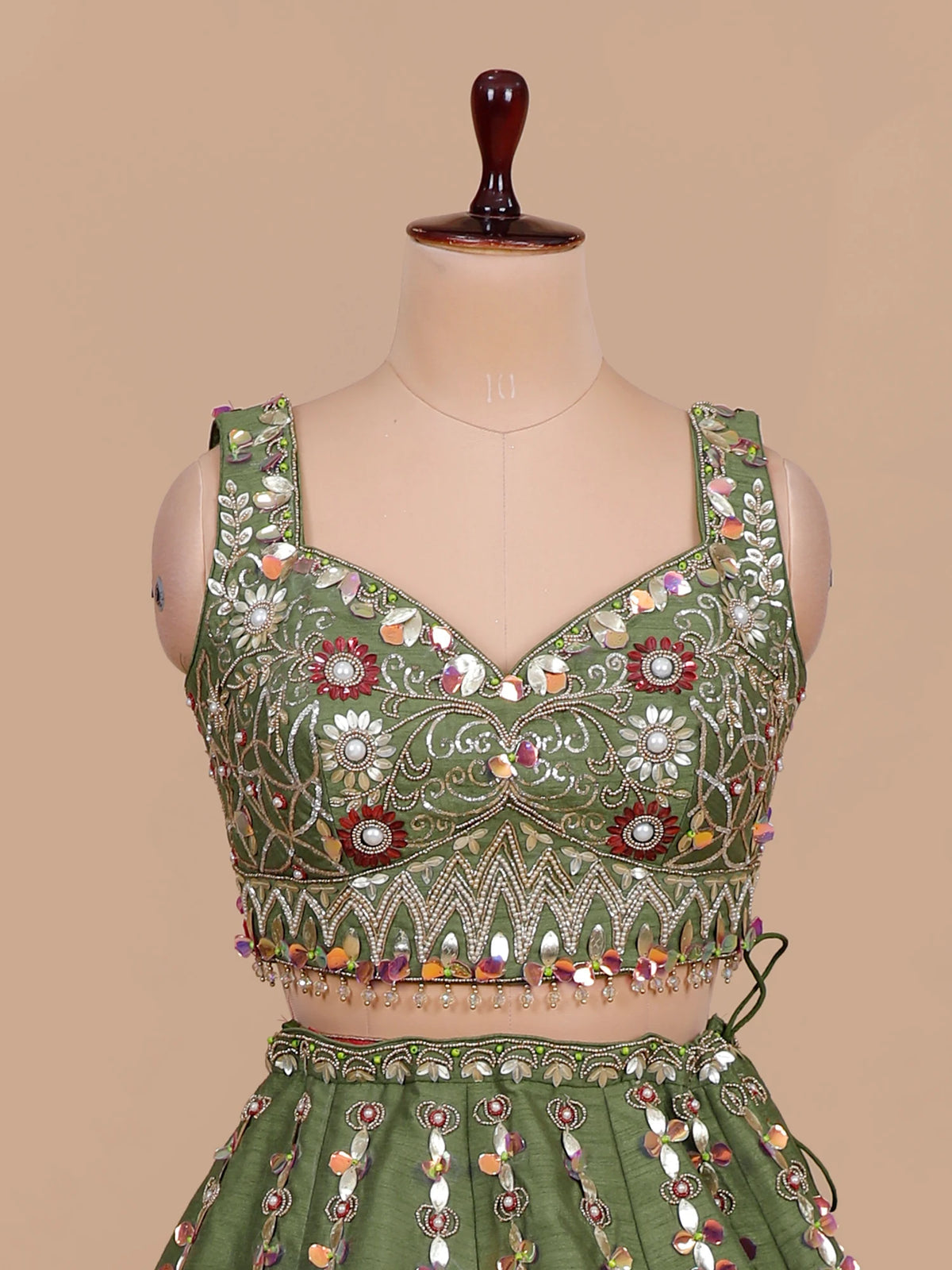 MyFashion KLS-2693 Silk Zareen Pearl Celebrity Inspired Lehenga