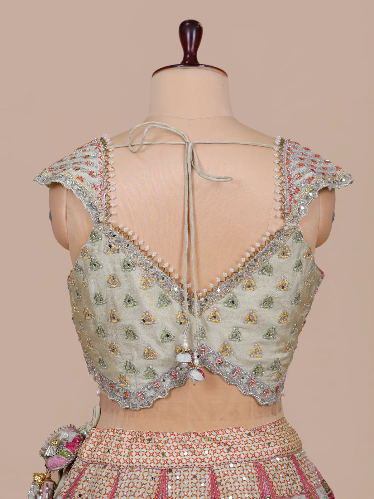 MyFashion KLS-2763 Trending Designer Multi Silk Lehenga Set Pearl Sequins Work