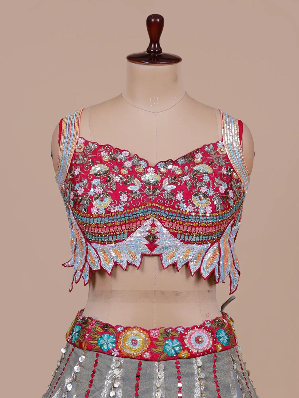 MyFashion -KLS-2843 Exclusive Multi Color Silk Lehenga Choli Set With Luxury Embroidery Work