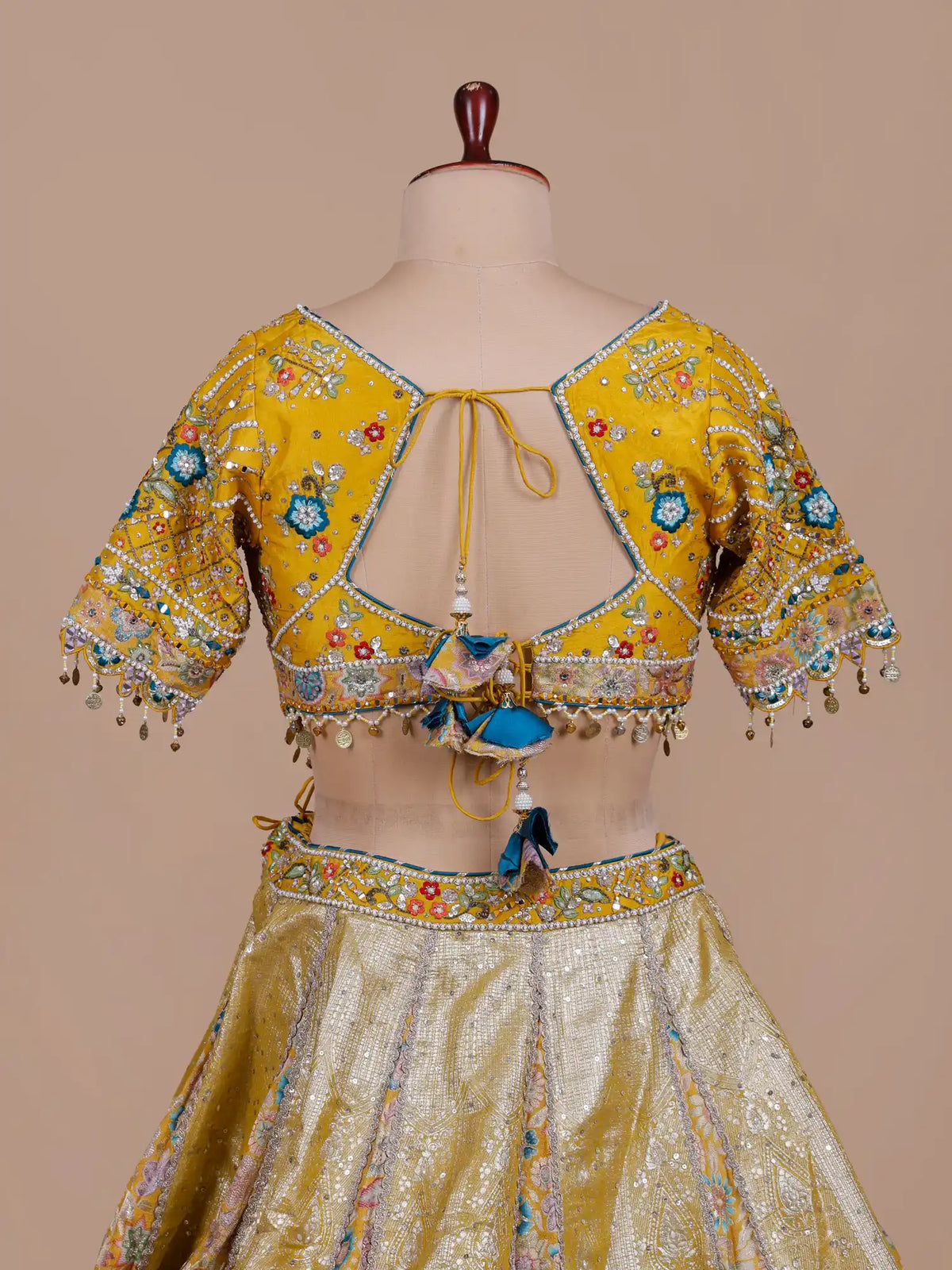 MyFashion -KLS-2842 Premium Mustard Yellow Lehenga Choli Set With Heavy Designer Work