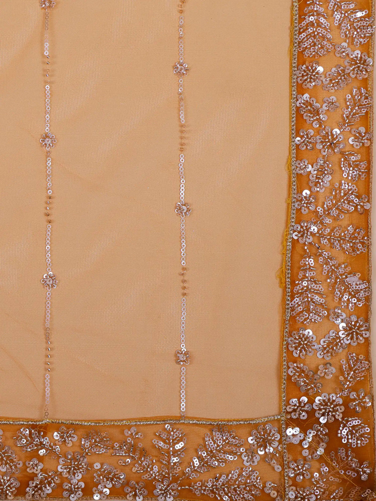 MyFashion KLS-2800 Exclusive Orange Net Lehenga With Designer Work For Weddings