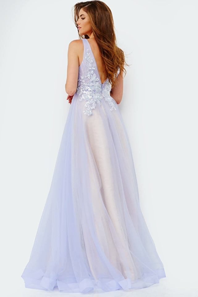 Embellished Bodice Prom Ballgown By Jovani -JVN07638
