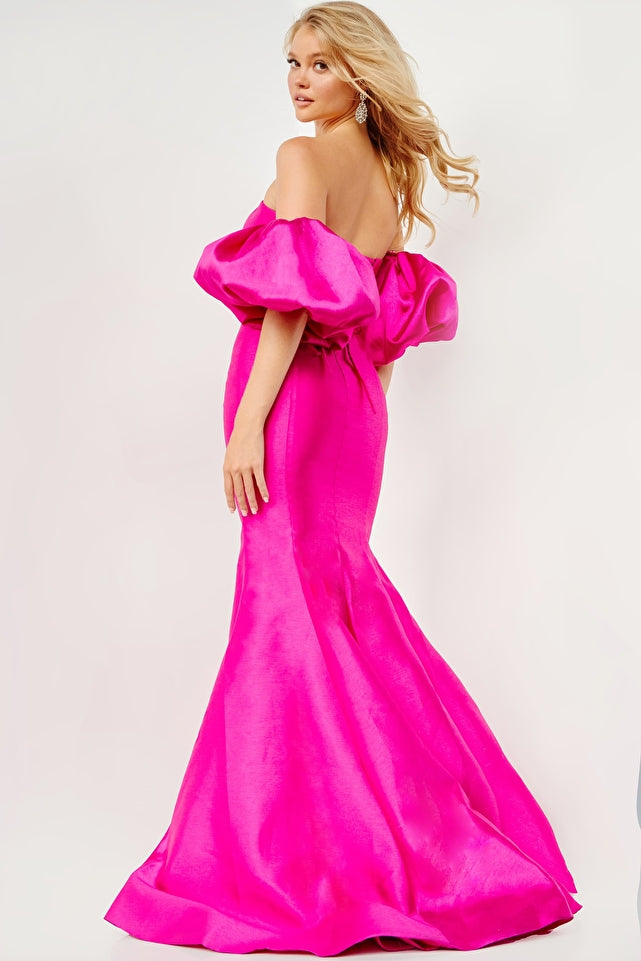 Jovani -22830B Off Shoulder Mermaid Prom Dress