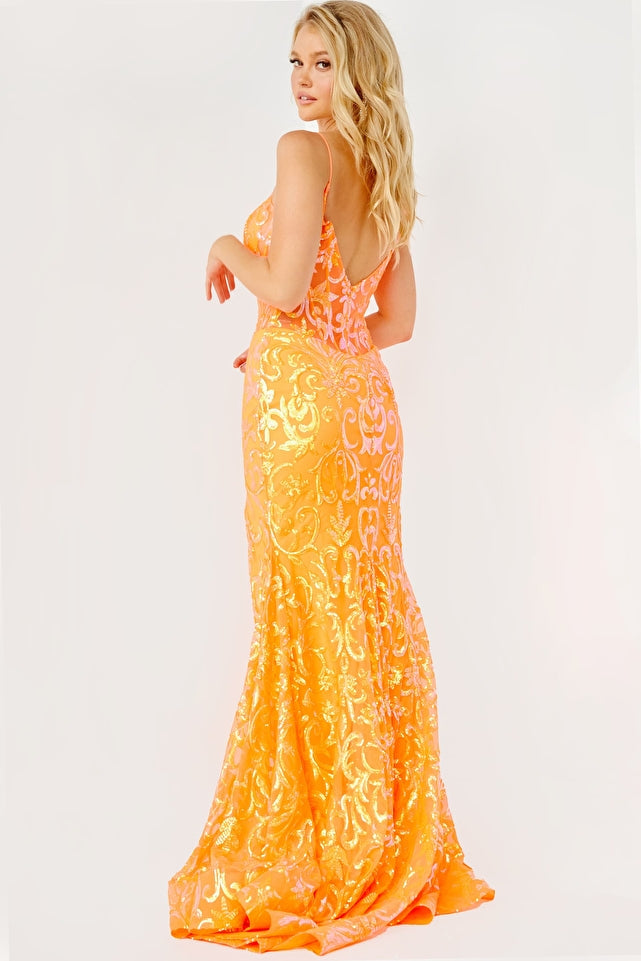 Jovani -23216B Beaded Corset Bodice Prom Dress