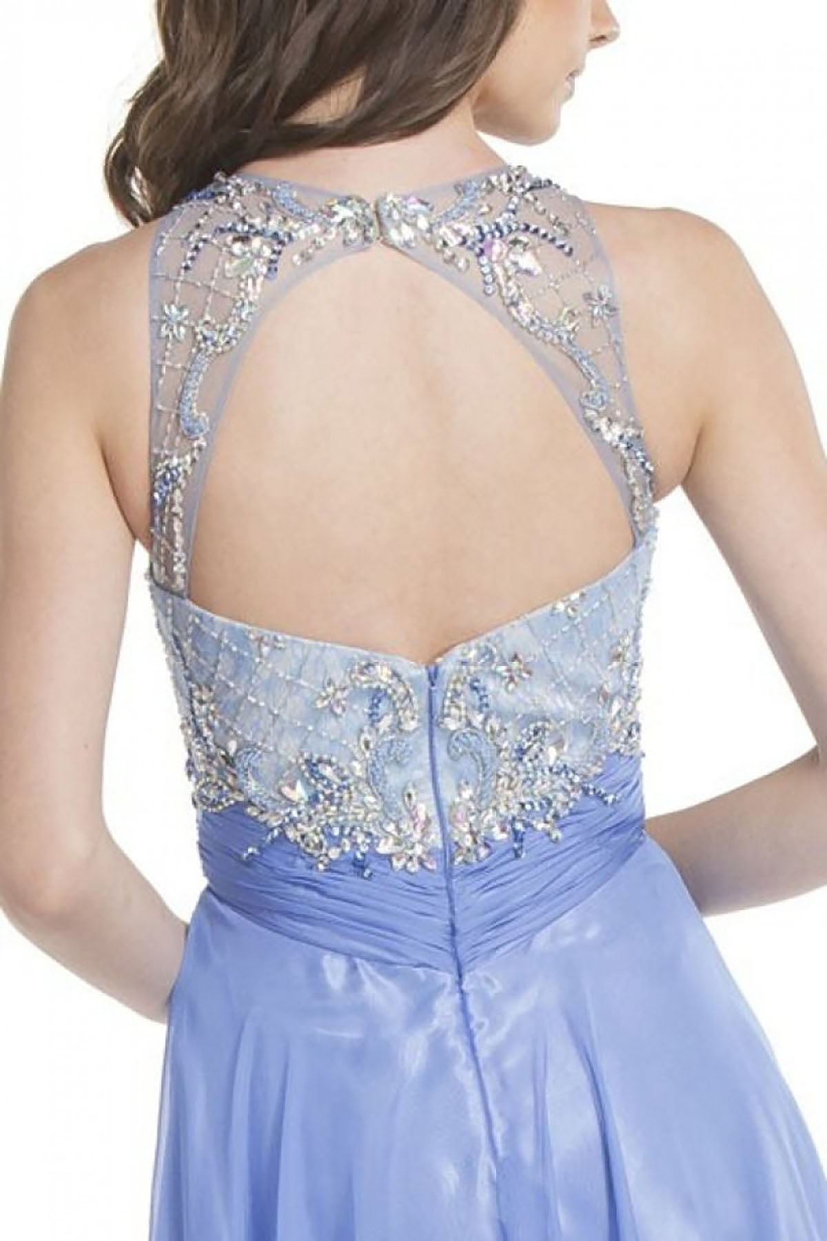 Clearance Sale Aspeed Design -L1419CL Embellished Bodice A-Line Prom Dress