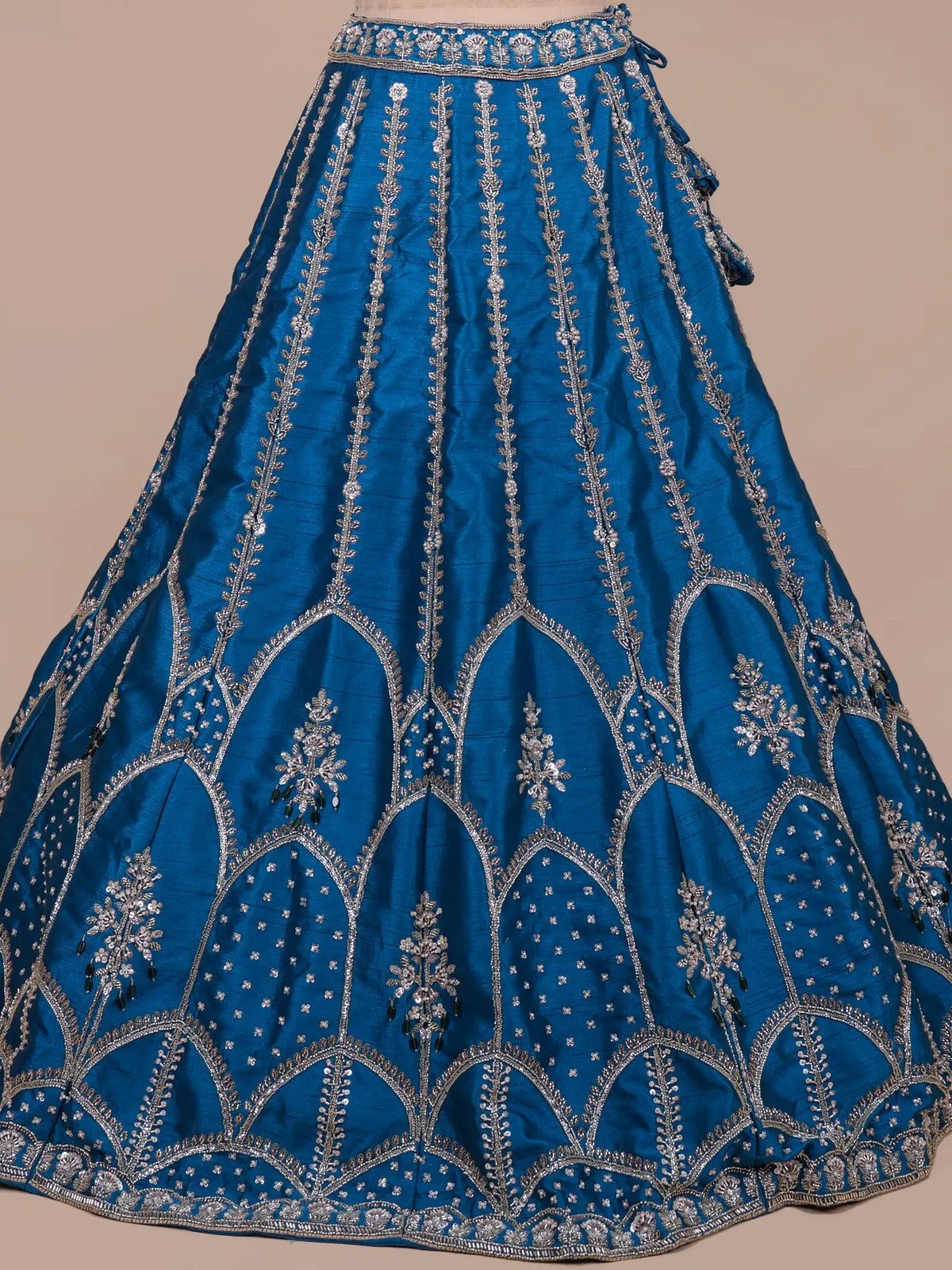 MyFashion KLS-2797 Designer Royal Blue Silk Lehenga With Heavy Work