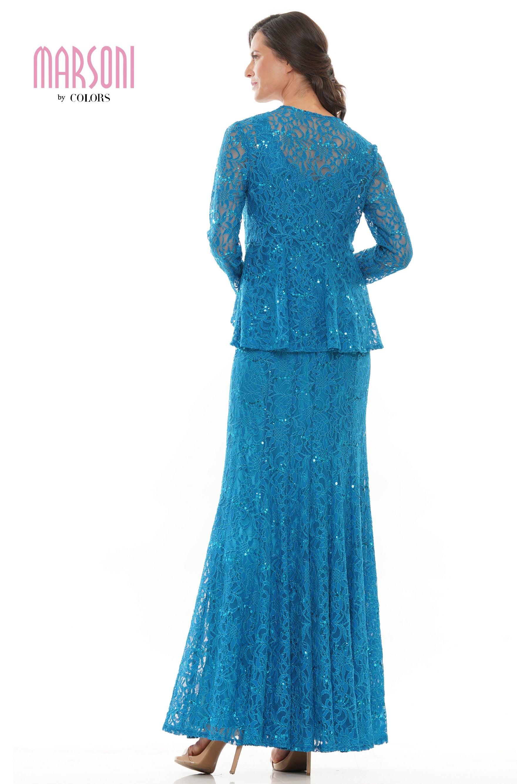 Marsoni by Colors -M301 Fit And Flare Dress With Jacket