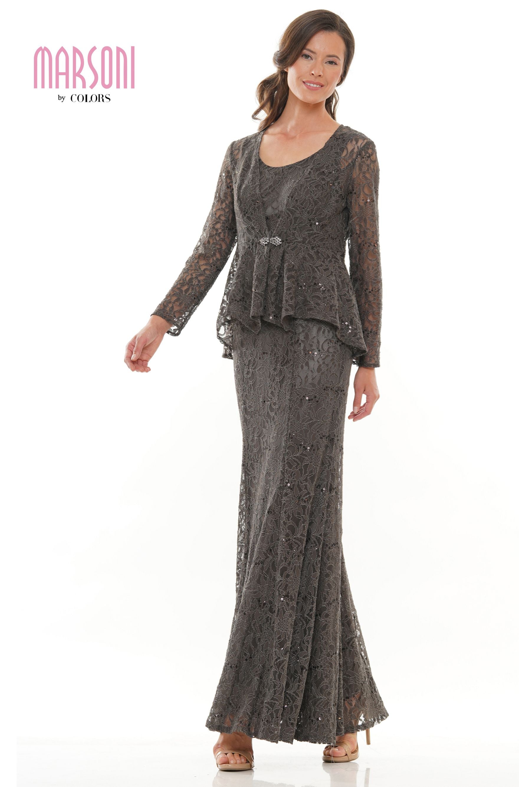 Marsoni by Colors -M301 Fit And Flare Dress With Jacket