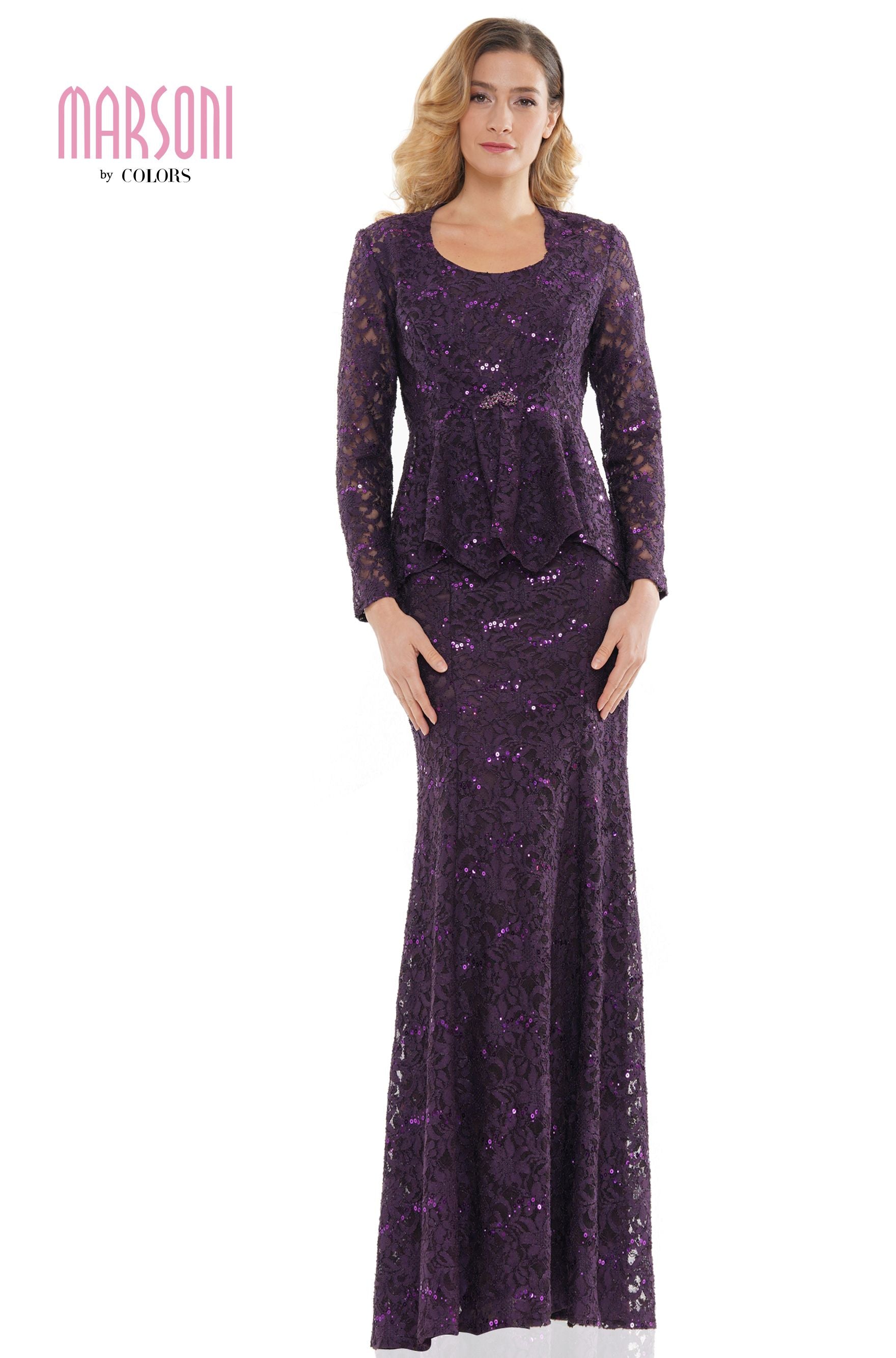 Marsoni by Colors -M301 Fit And Flare Dress With Jacket
