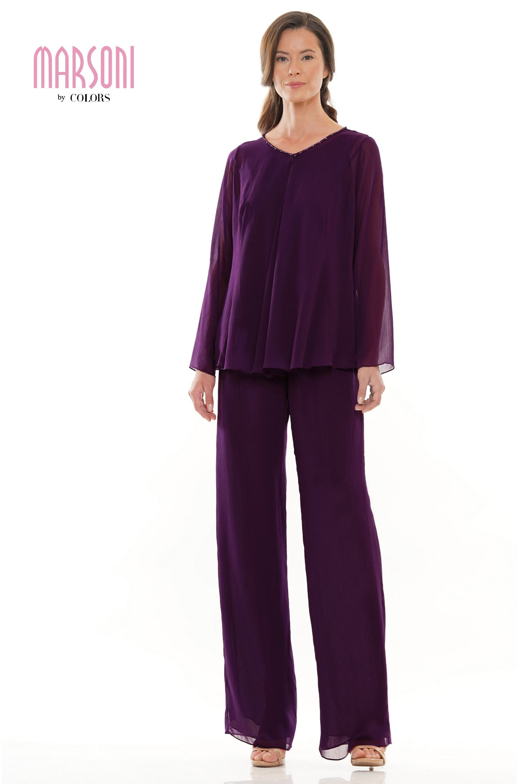 Clearance Sale Marsoni by Colors -M304CL Pantsuit With Camisol