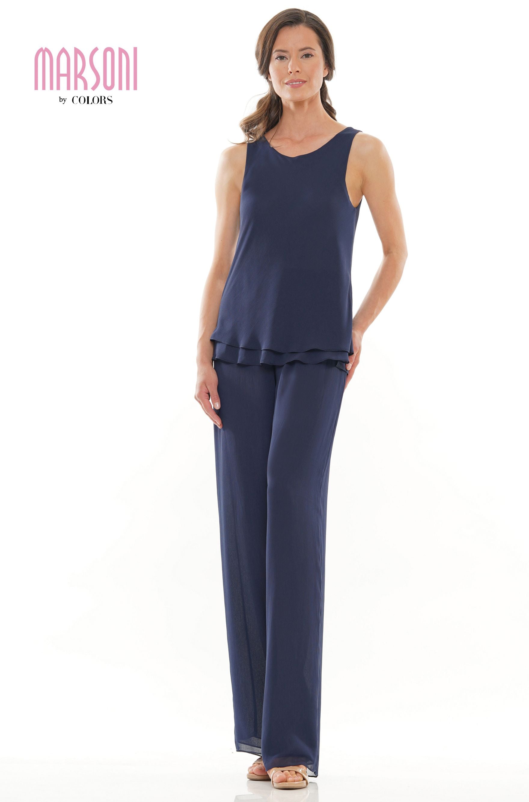 Clearance Sale Marsoni by Colors -M304 Pantsuit With Camisol