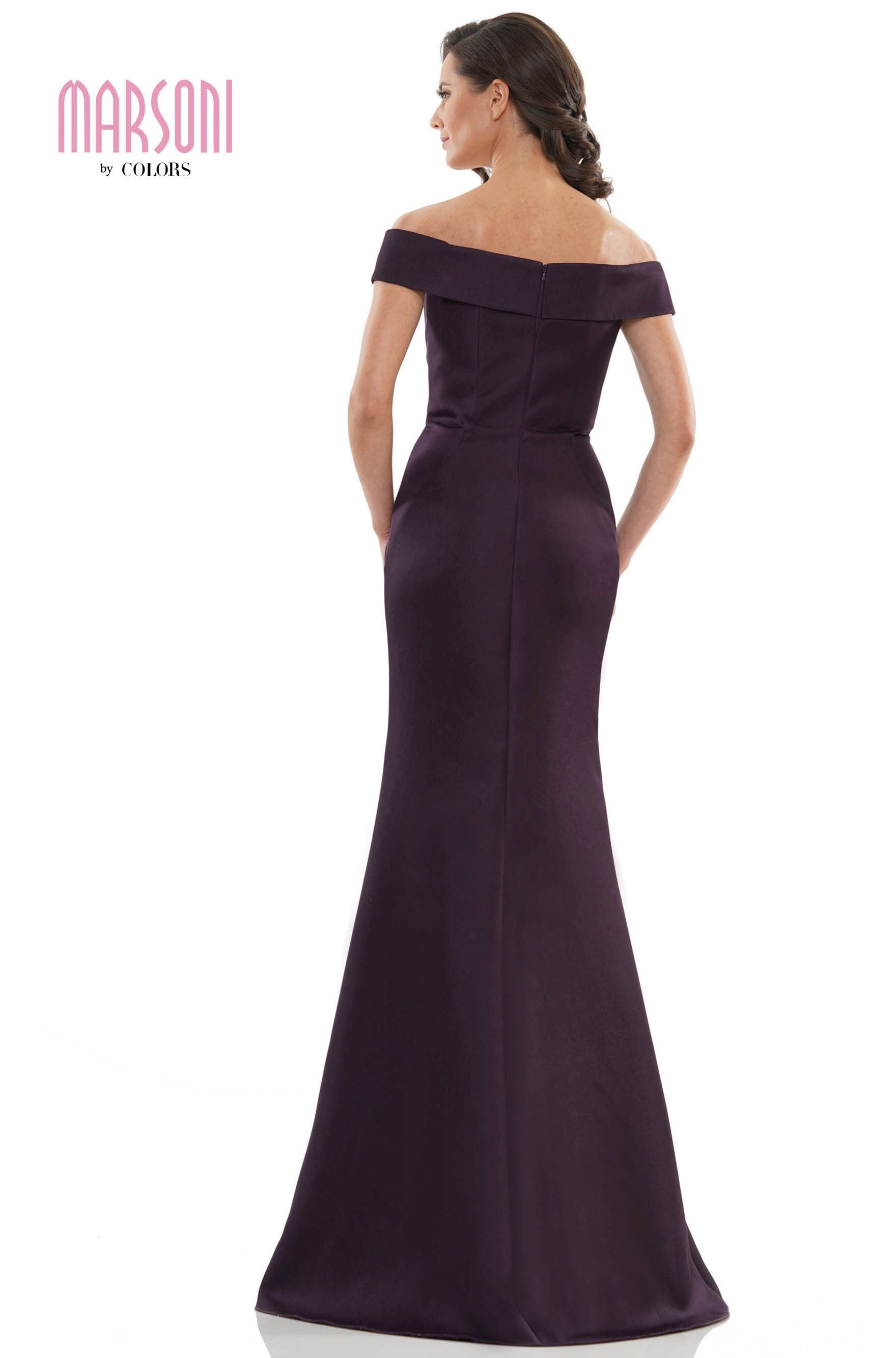 Marsoni by Colors -MV1003 Fit and Flare Dress With Beading Embellishment