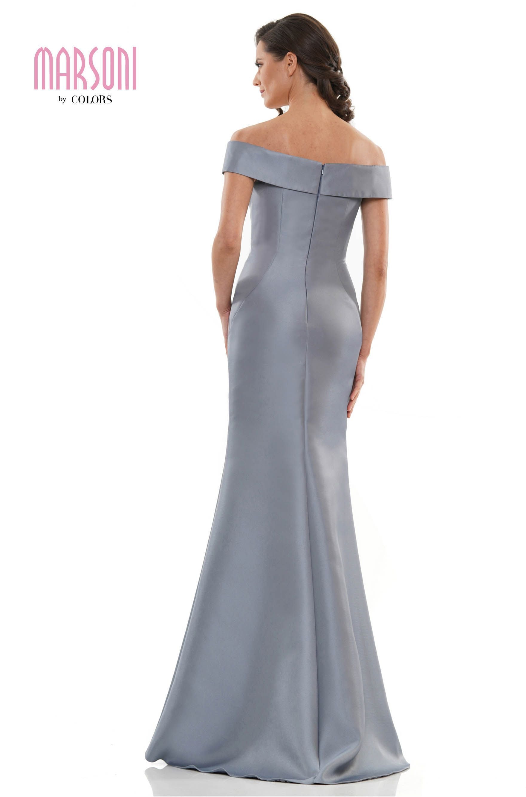 Marsoni by Colors -MV1003 Fit and Flare Dress With Beading Embellishment