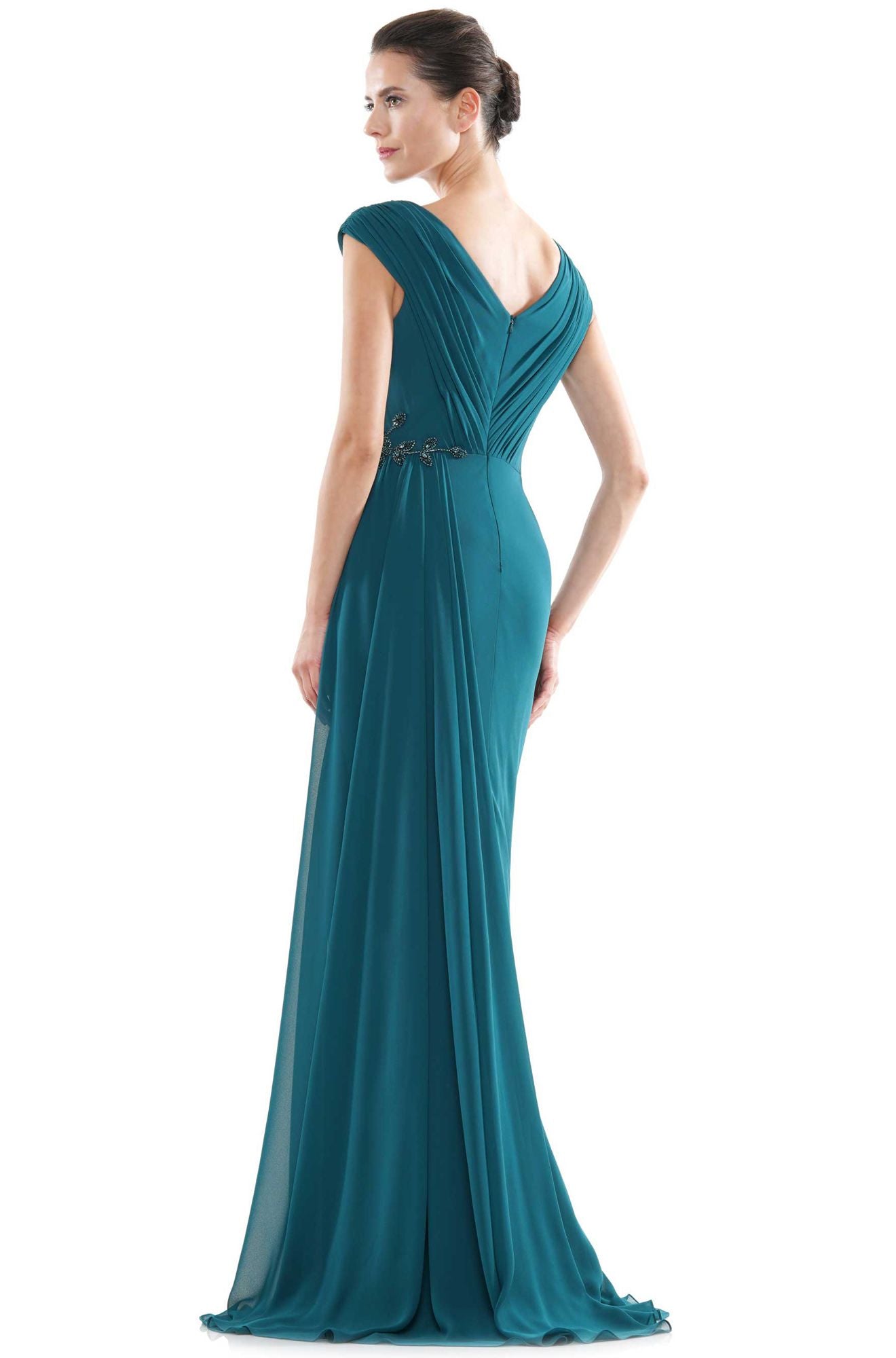 Marsoni by Colors -MV1080 Sheath Dress With Sweep Train