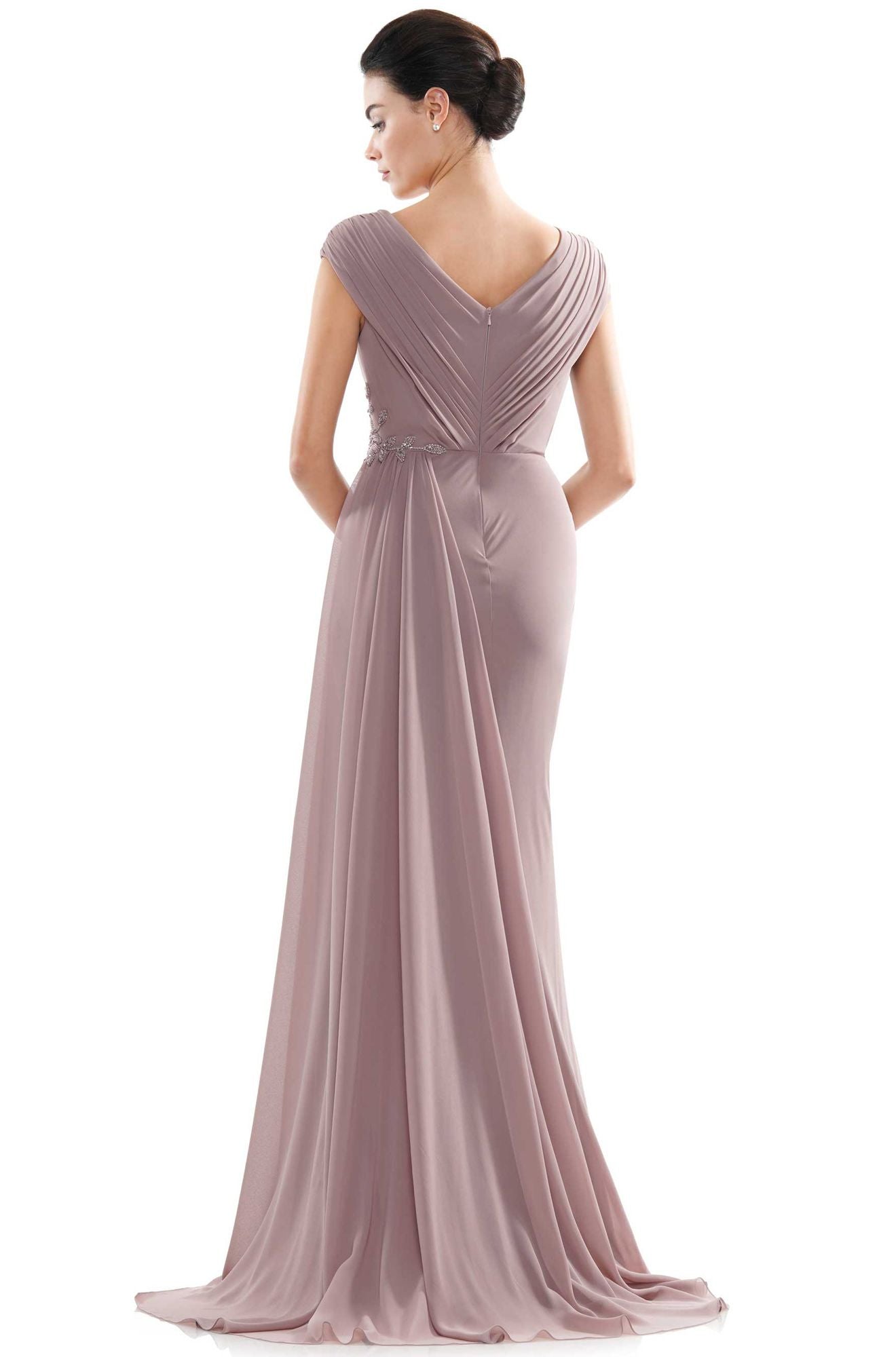 Marsoni by Colors -MV1080 Sheath Dress With Sweep Train
