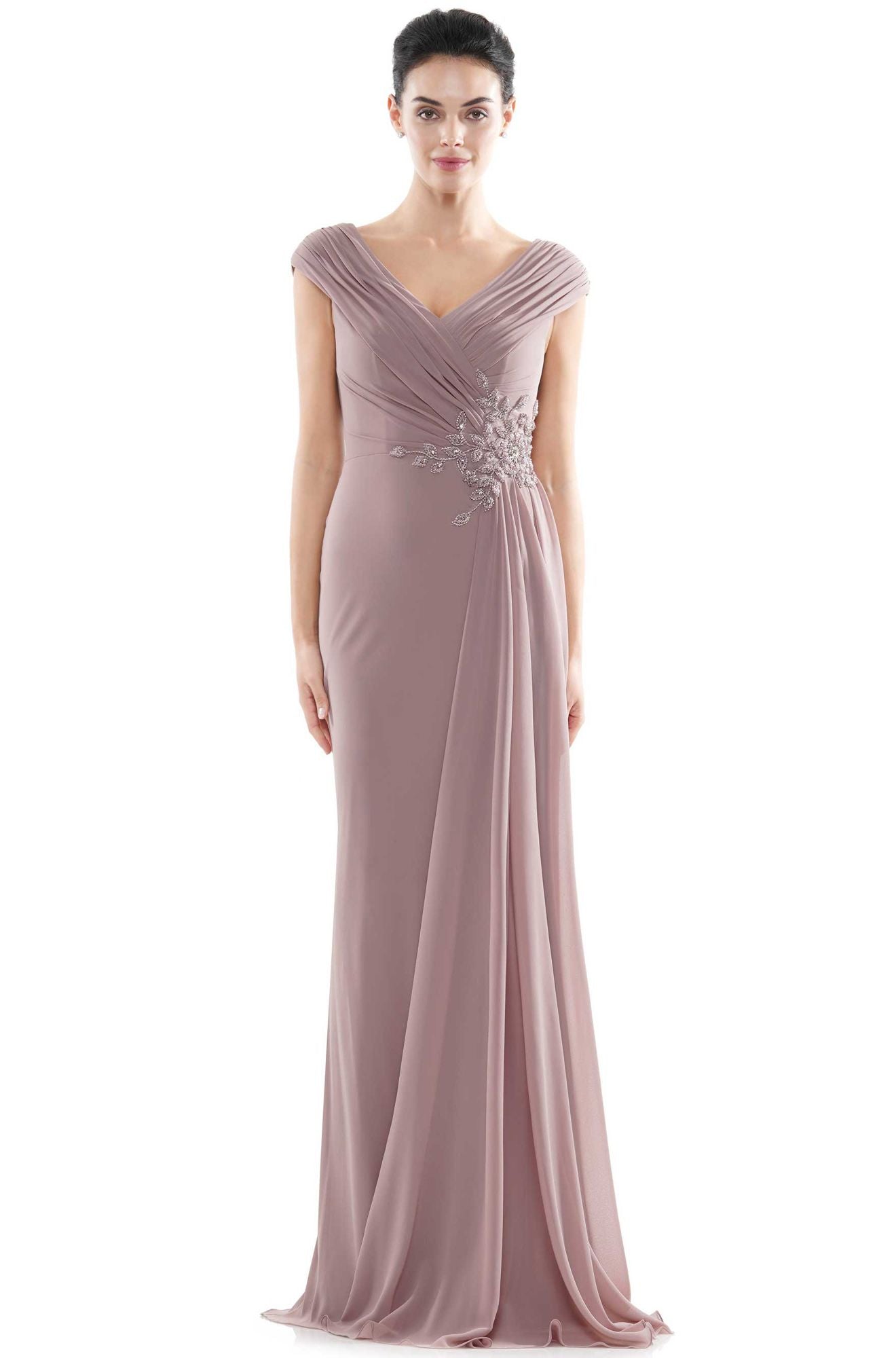 Marsoni by Colors -MV1080 Sheath Dress With Sweep Train