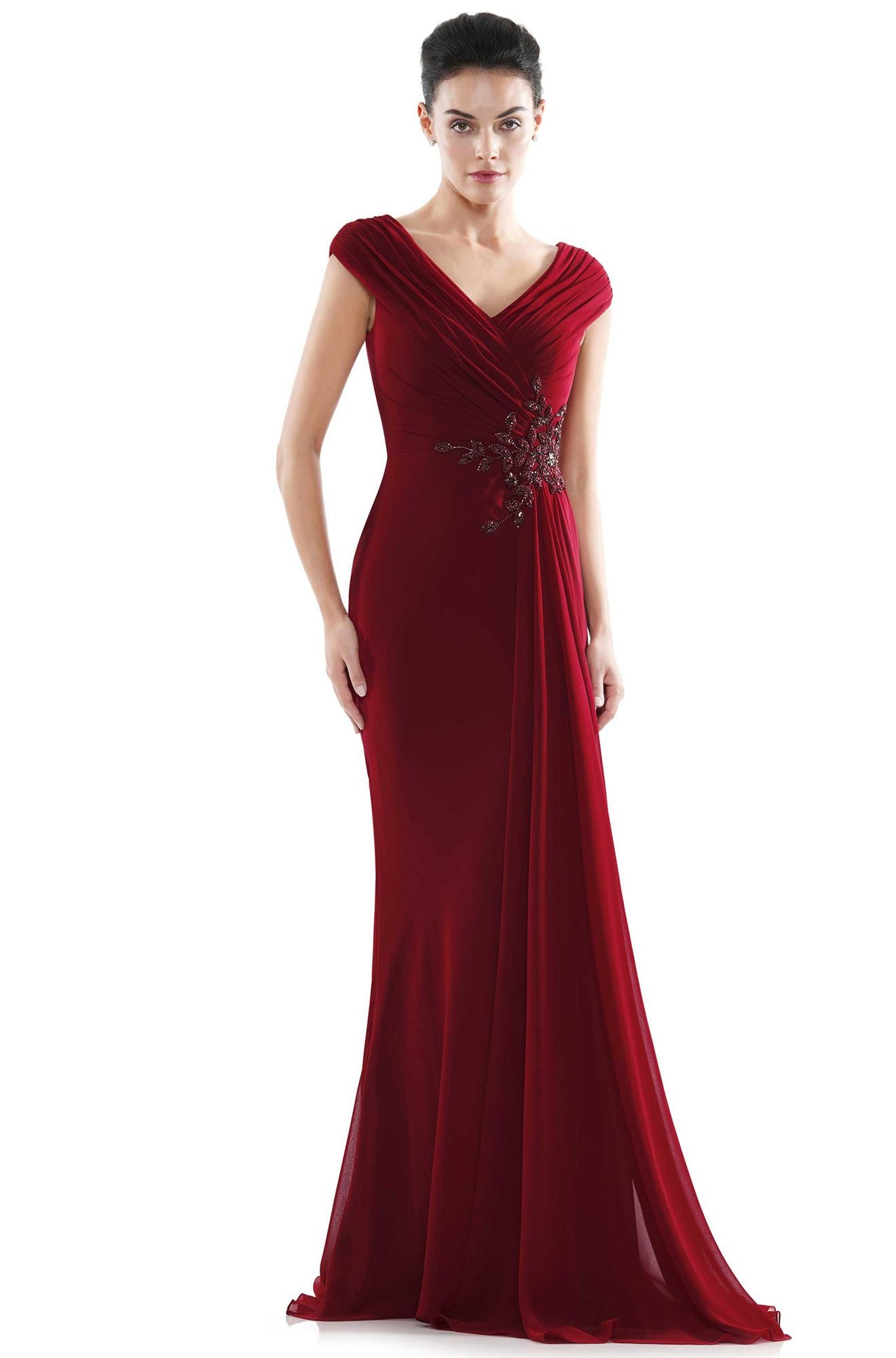 Marsoni by Colors -MV1080 Sheath Dress With Sweep Train