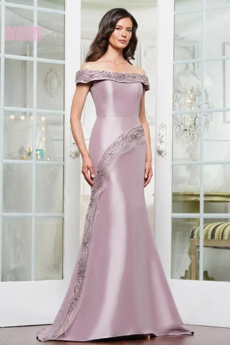 Marsoni by Colors -MV1332 Mermaid Fully beaded fit and flare gown