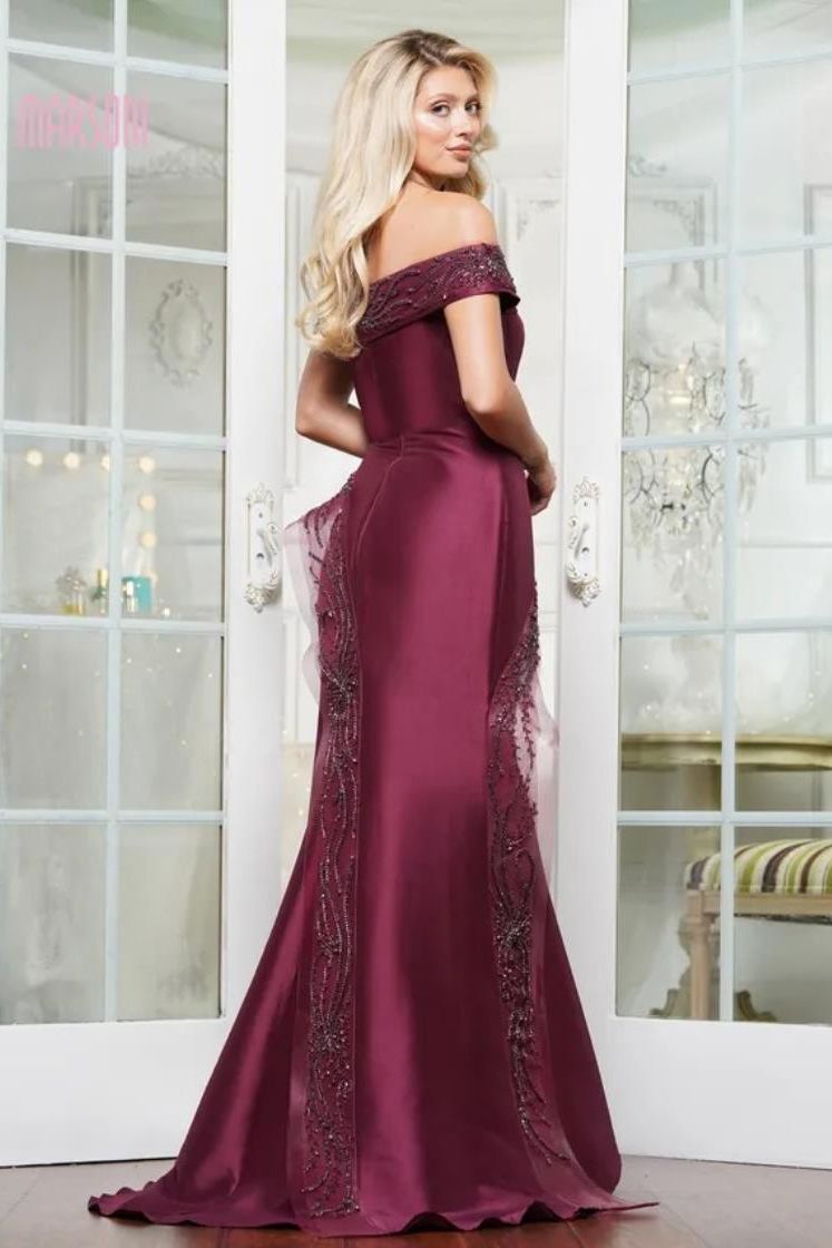 Marsoni by Colors -MV1332 Mermaid Fully beaded fit and flare gown