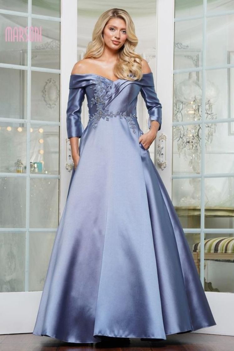 Marsoni by Colors Dress -MV1336 Embellished A-line Evening gown