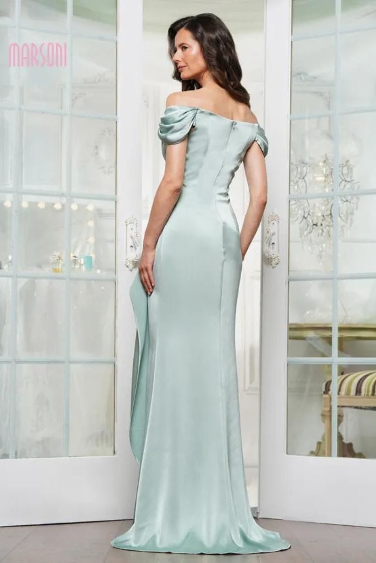 Marsoni by Colors -MV1351 Crystal Beaded Evening Gown