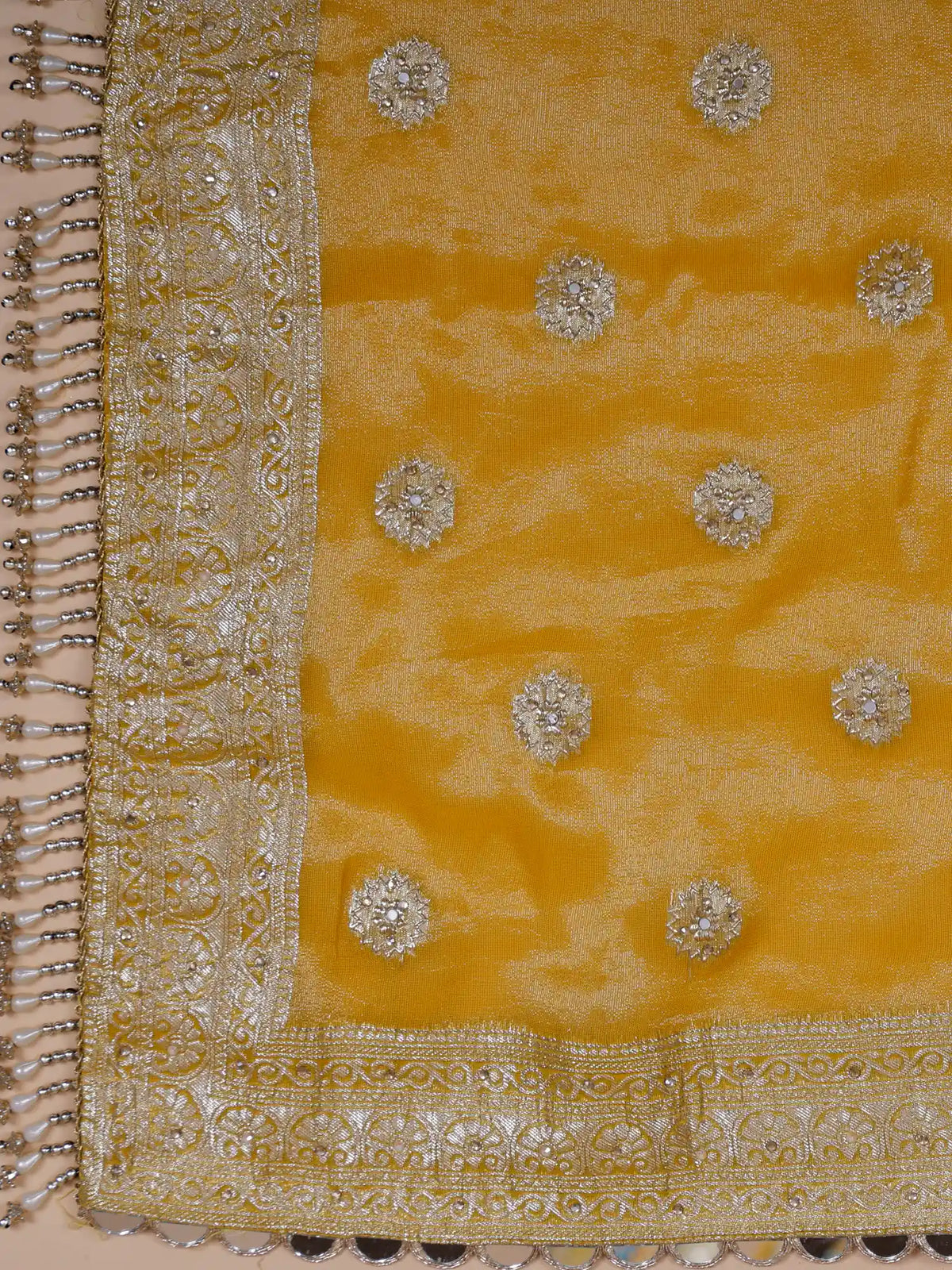 MyFashion -KLS-2842 Premium Mustard Yellow Lehenga Choli Set With Heavy Designer Work