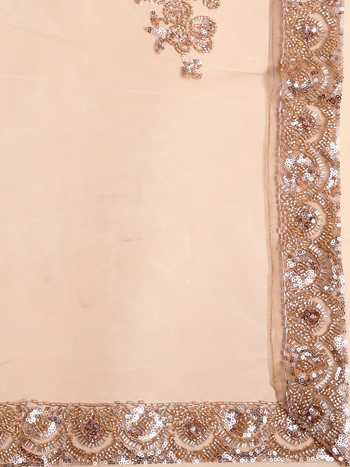 MyFashion KLS-2388 Majesty Net Lehenga in Gold with Sparkling Beads